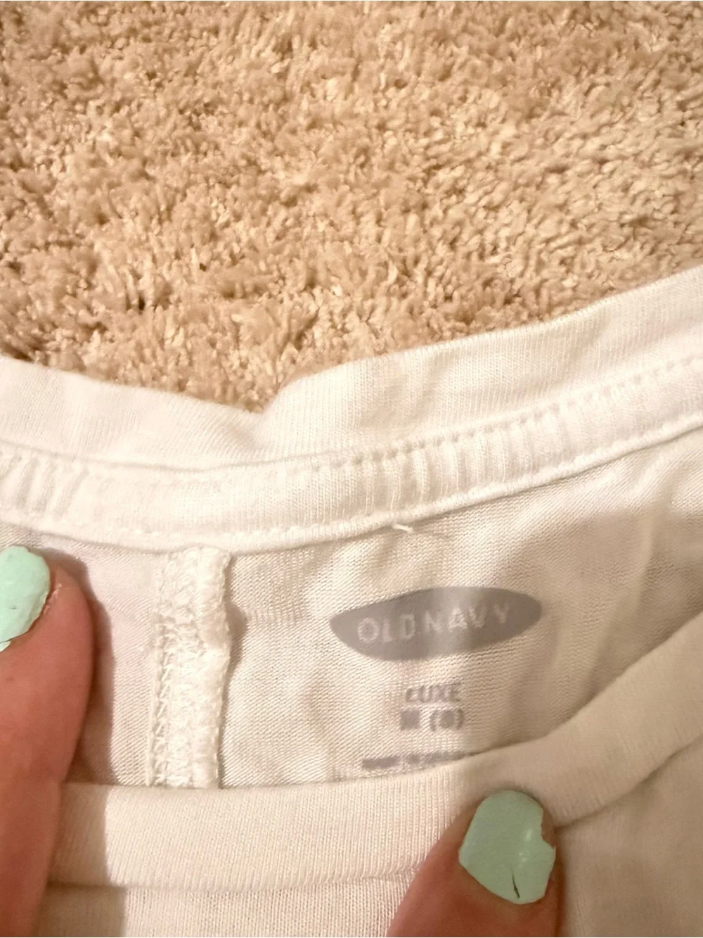 Kids Old Navy Ombre Crewneck Tee - White to Blue